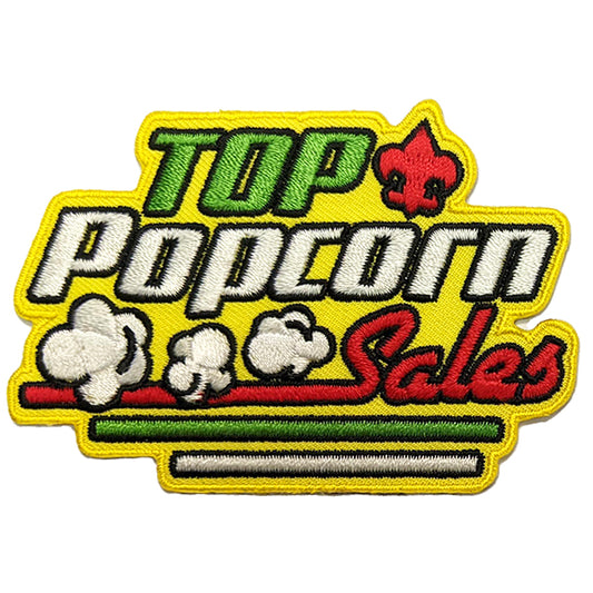 Top Popcorn Sales Scouting America Patch - 0217
