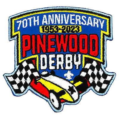 70th Pinewood Derby Patch