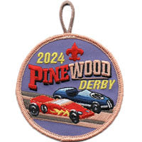 2024 Pinewood Derby BSA Patch