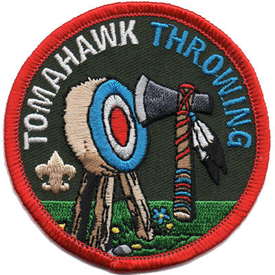 Tomahawk Throwing BSA Patch