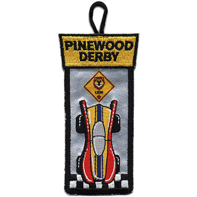 Lion Pinewood Derby Patch