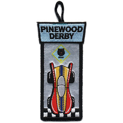 Bear Pinewood Derby Patch