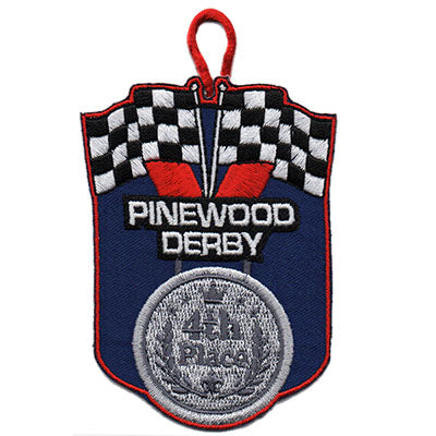 4th Place Pinewood Derby Patch