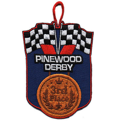 3rd Place Pinewood Derby Patch