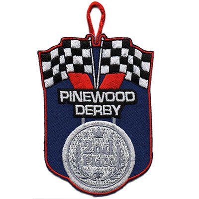 2nd Place Pinewood Derby Patch