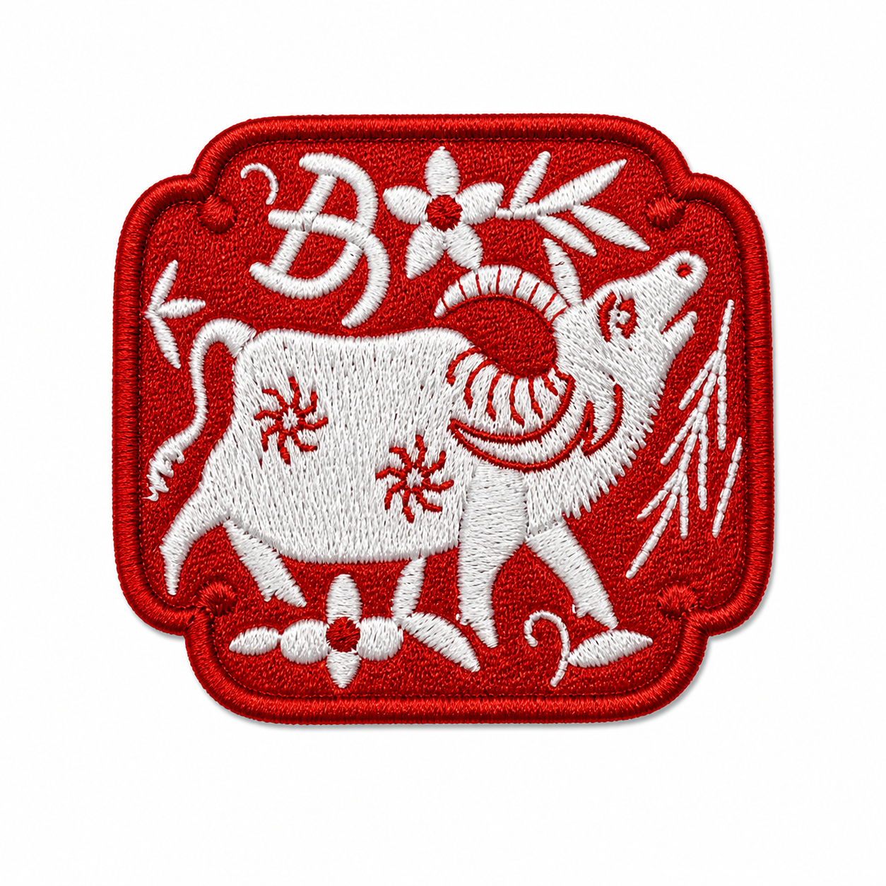 Discontinued Chinese Zodiac Ox Fun Patch