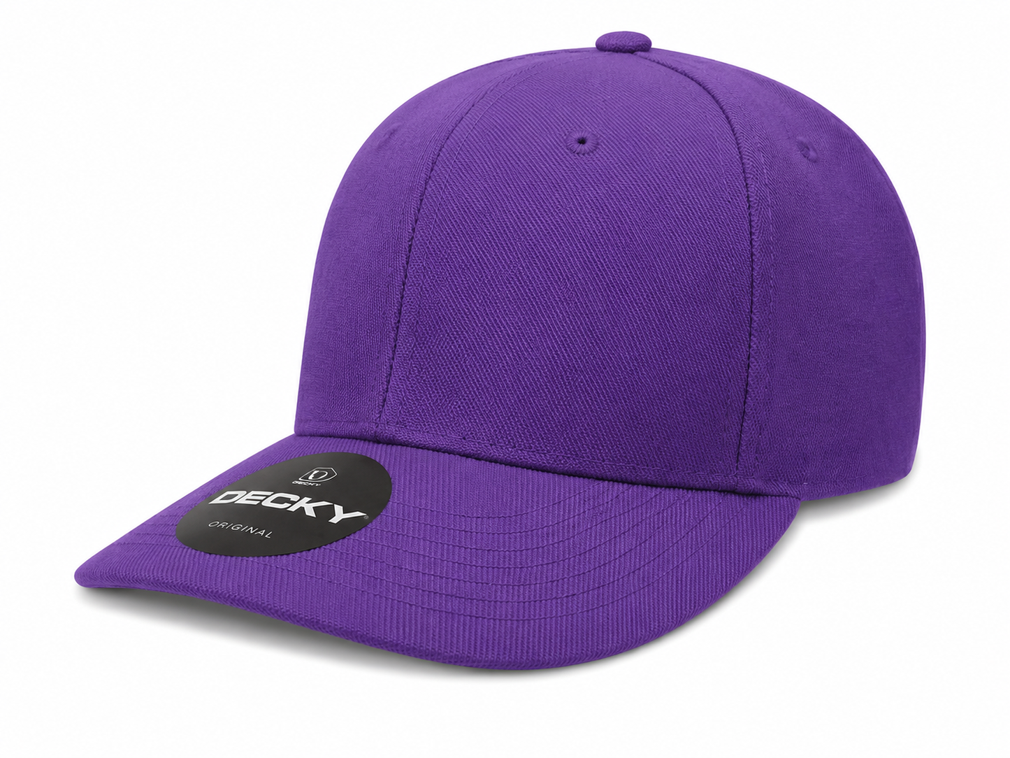 Decky 6 Panel Mid Profile Structured Acrylic/Polyester Cap #207