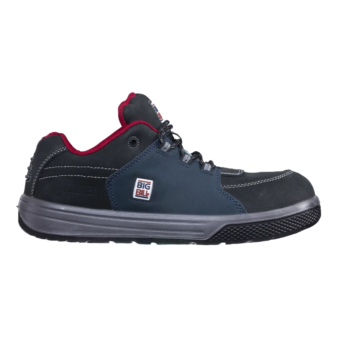 Big Bill Big Runner Metal Free Safety Shoes-Navy