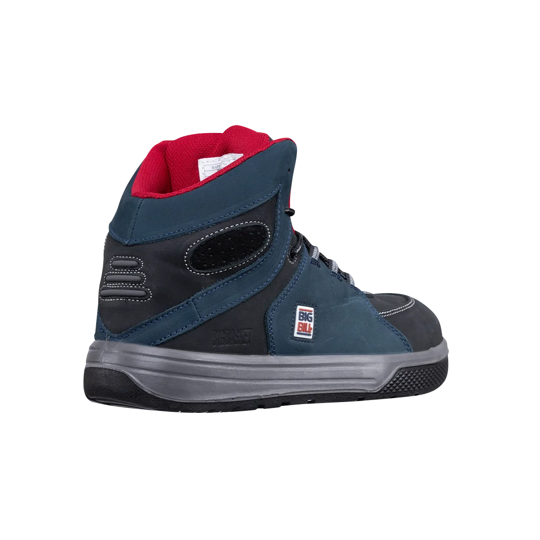 Big Bill Big Basket Metal Free Safety Shoes-Navy