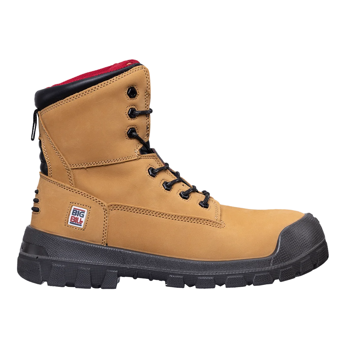 Big Bill Big Tuff M 4 Seasons Metal Free Work Boots 8''-NUBUCK-BB5004