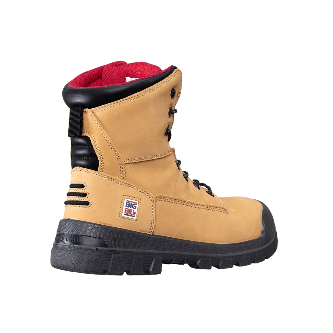 Big Bill Big Tuff M 4 Seasons Metal Free Work Boots 8''-NUBUCK-BB5004