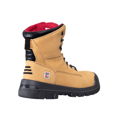 Big Bill Big Tuff M 4 Seasons Metal Free Work Boots 8''-NUBUCK-BB5004