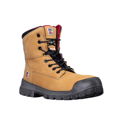 Big Bill Big Tuff M 4 Seasons Metal Free Work Boots 8''-NUBUCK-BB5004