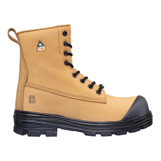 Big Bill The Original Metal Free Work Boots 8''-Tan- BB5010