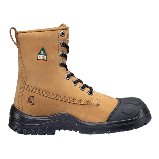 Big Bill Women's THE ORIGINAL 8" Steel Toe Work Boots-Tan- BB5010W