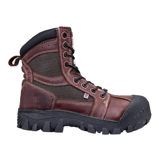 Big Bill BIG BREEZE 8" Metal Free Work Boots-Brown- BB5014