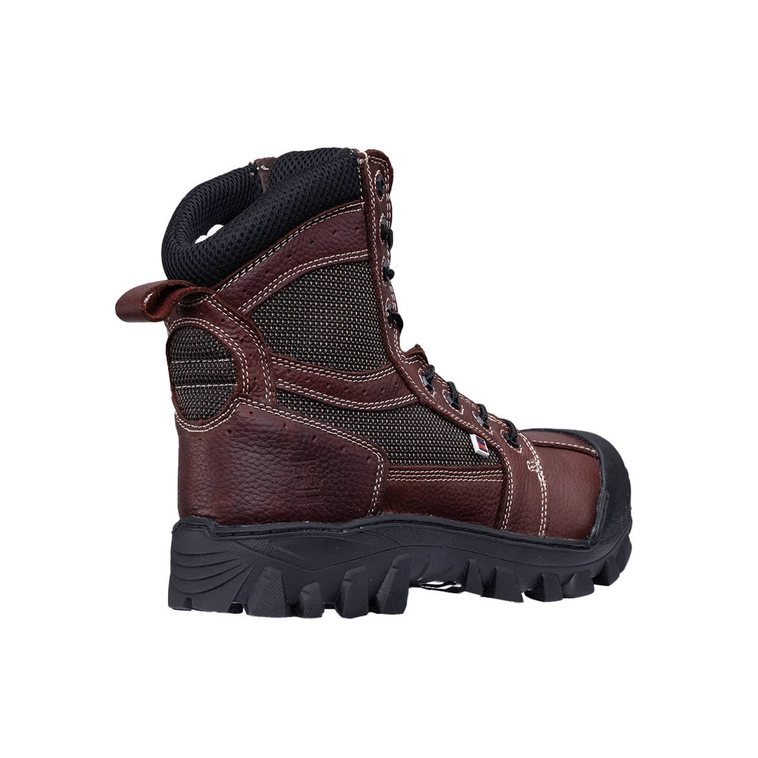 Big Bill BIG BREEZE 8" Metal Free Work Boots-Brown- BB5014