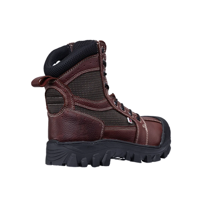 Big Bill BIG BREEZE 8" Metal Free Work Boots-Brown- BB5014