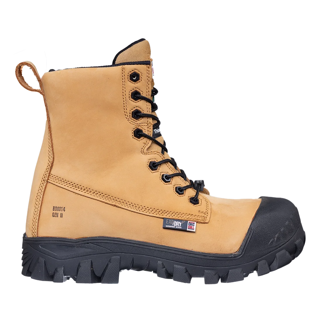 Big Bill Traction 4X4 Waterproof 8" Metal Free Work Boots