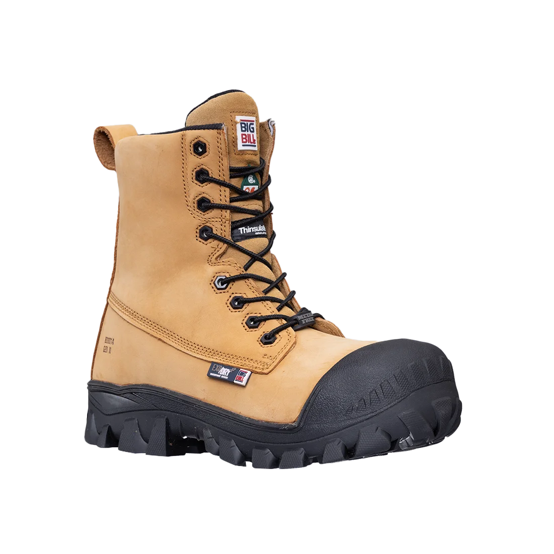 Big Bill Traction 4X4 Waterproof 8" Metal Free Work Boots