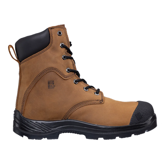 Big Bill Traction 360 8" Steel Toe Work Boots-BB6320-Brown