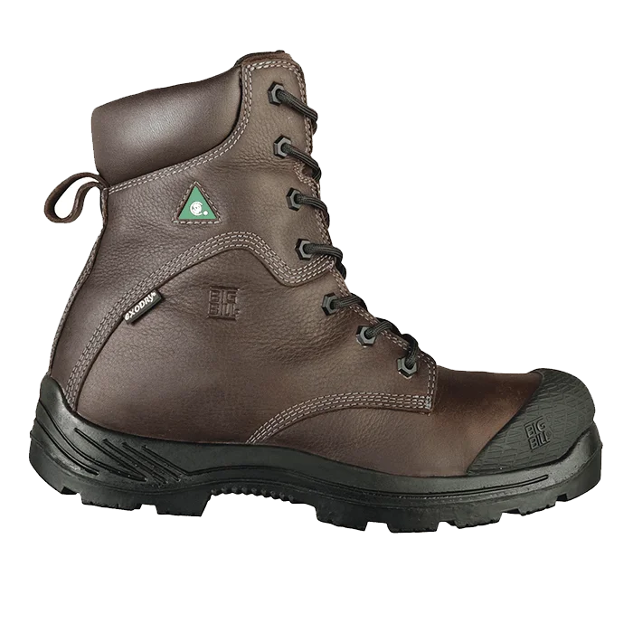 Big Bill TRACTION 360 Waterproof Metal Free Work Boots 8''