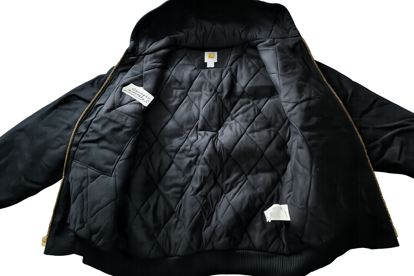 Carhartt Canvas Quilted Hooded Jacket Men 103940 (4X-Large - Clearance))