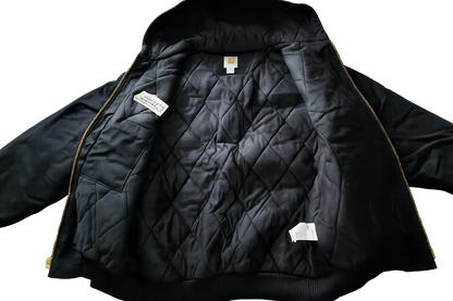 Carhartt Canvas Quilted Hooded Jacket Men 103940 (4X-Large - Clearance))