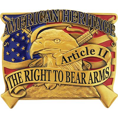 BUCKLE-2ND AMENDMENT,EAGLE - B0157