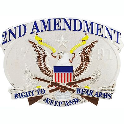 BUCKLE-2ND AMENDMENT,USA - B0185