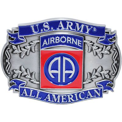 BUCKLE-ARMY,082ND ABN B0104