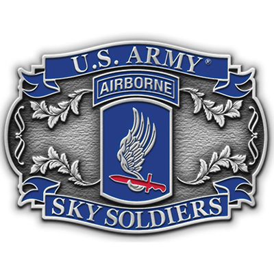 BUCKLE-ARMY,173RD ABN - B0192