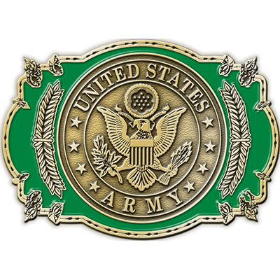 BUCKLE-ARMY SYMBOL - B0101