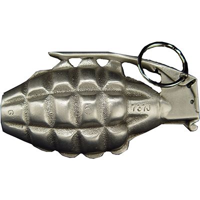 Eagle Emblems Buckle-Grenade Pineapple