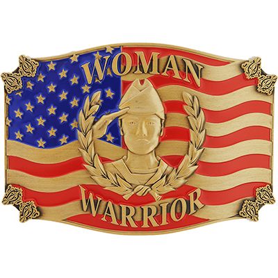 BUCKLE-WOMAN WARRIOR - B0174