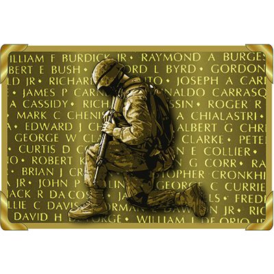 BUCKLE-WOUNDED WARRIOR - B0144