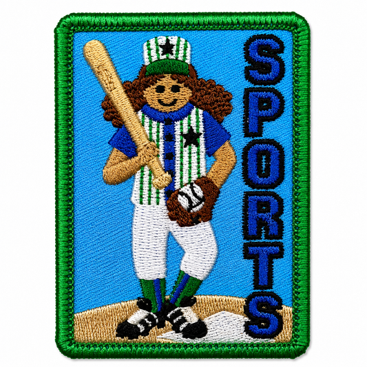 Discontinued Sports Baseball Fun Patch