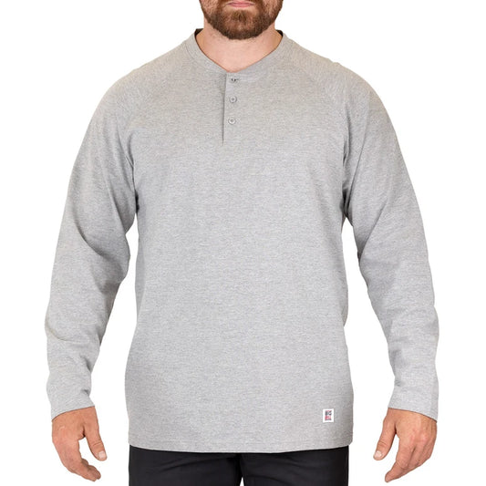 BIG BILL® Heavyweight Long Sleeve Henley T-shirt -CK15