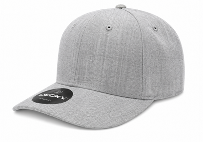 Decky 6 Panel Mid Profile Structured Acrylic/Polyester Cap #207
