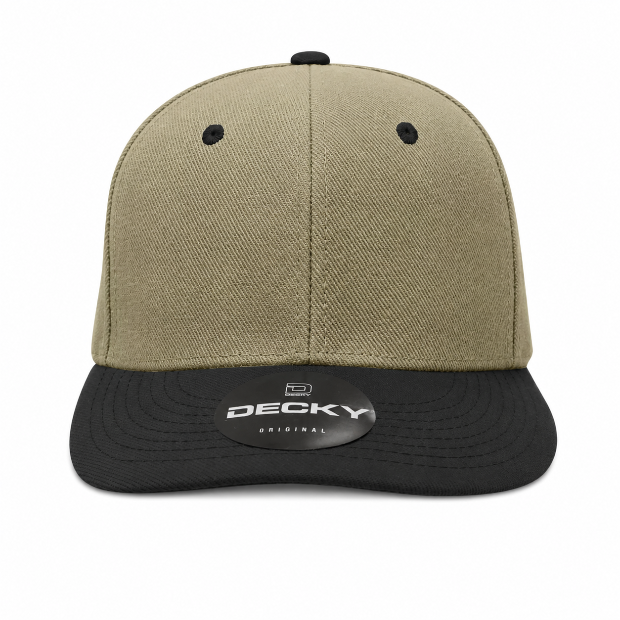 Decky 6 Panel Mid Profile Structured Acrylic/Polyester Cap #207