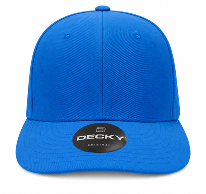 Decky 6 Panel Mid Profile Structured Acrylic/Polyester Cap #207