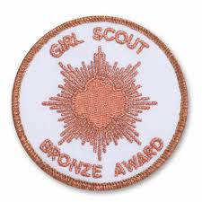 Girl Scouts Bronze Award Emblem Patch