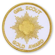 Girl Scouts Gold Award Emblem Patch