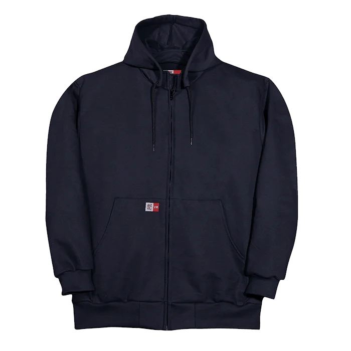 Big Bill Wind Resistant Zip-Front Sweatshirt with Detachable Hood