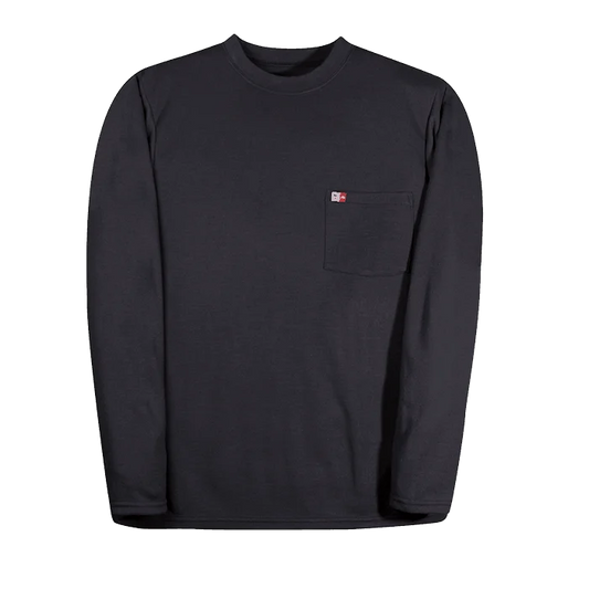 Big Bill Midweight Long-Sleeve T-Shirt- DW5PD8-Navy