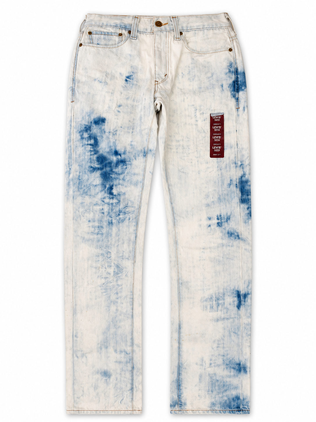 Levi’s Cream & Blue Acid-Wash Jeans (CLEARANCE 32x34)