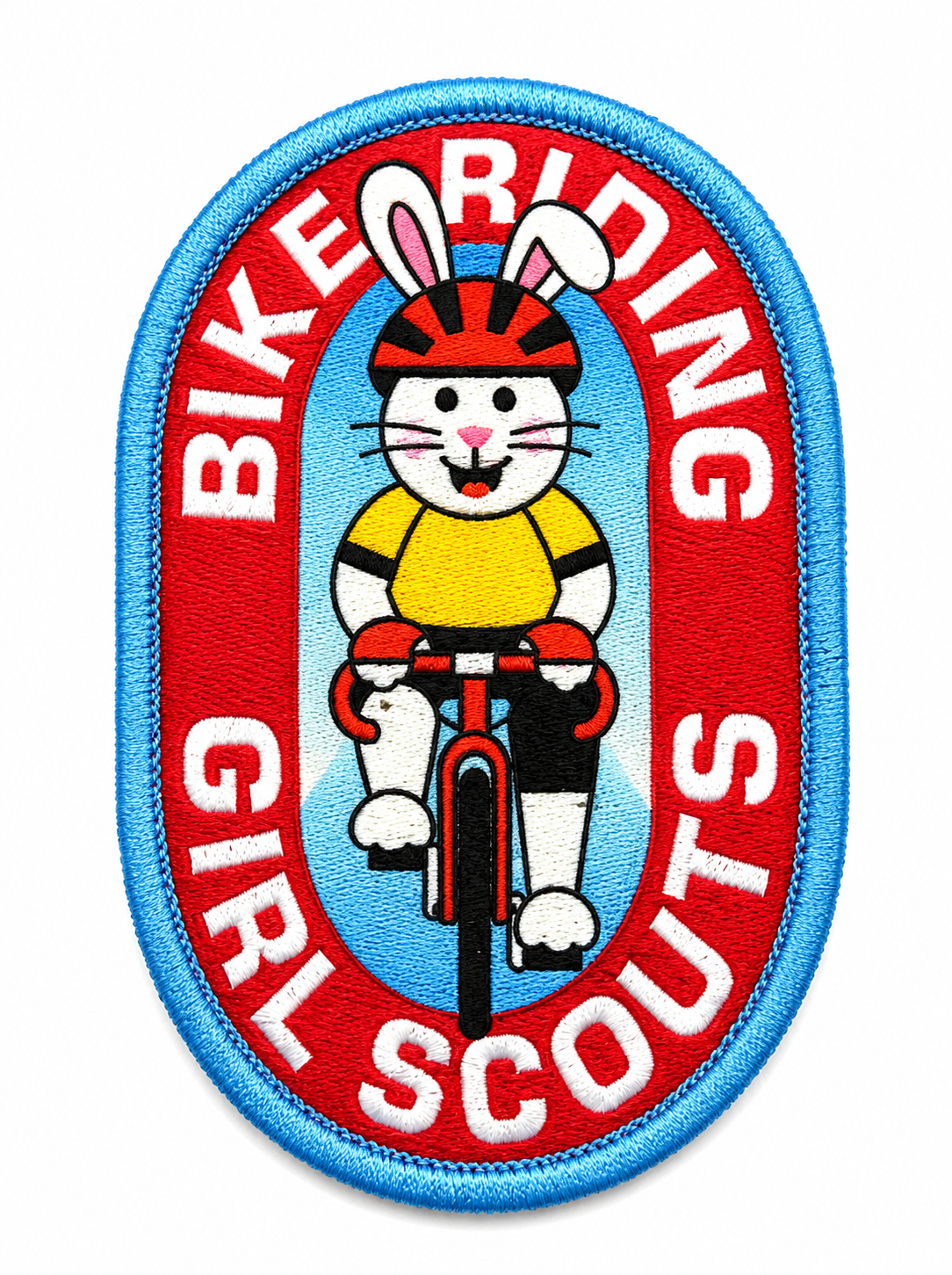 Girl Scouts Bike Riding Sew-on Patch
