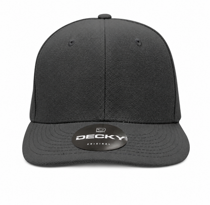 Decky 6 Panel Mid Profile Structured Acrylic/Polyester Cap #207