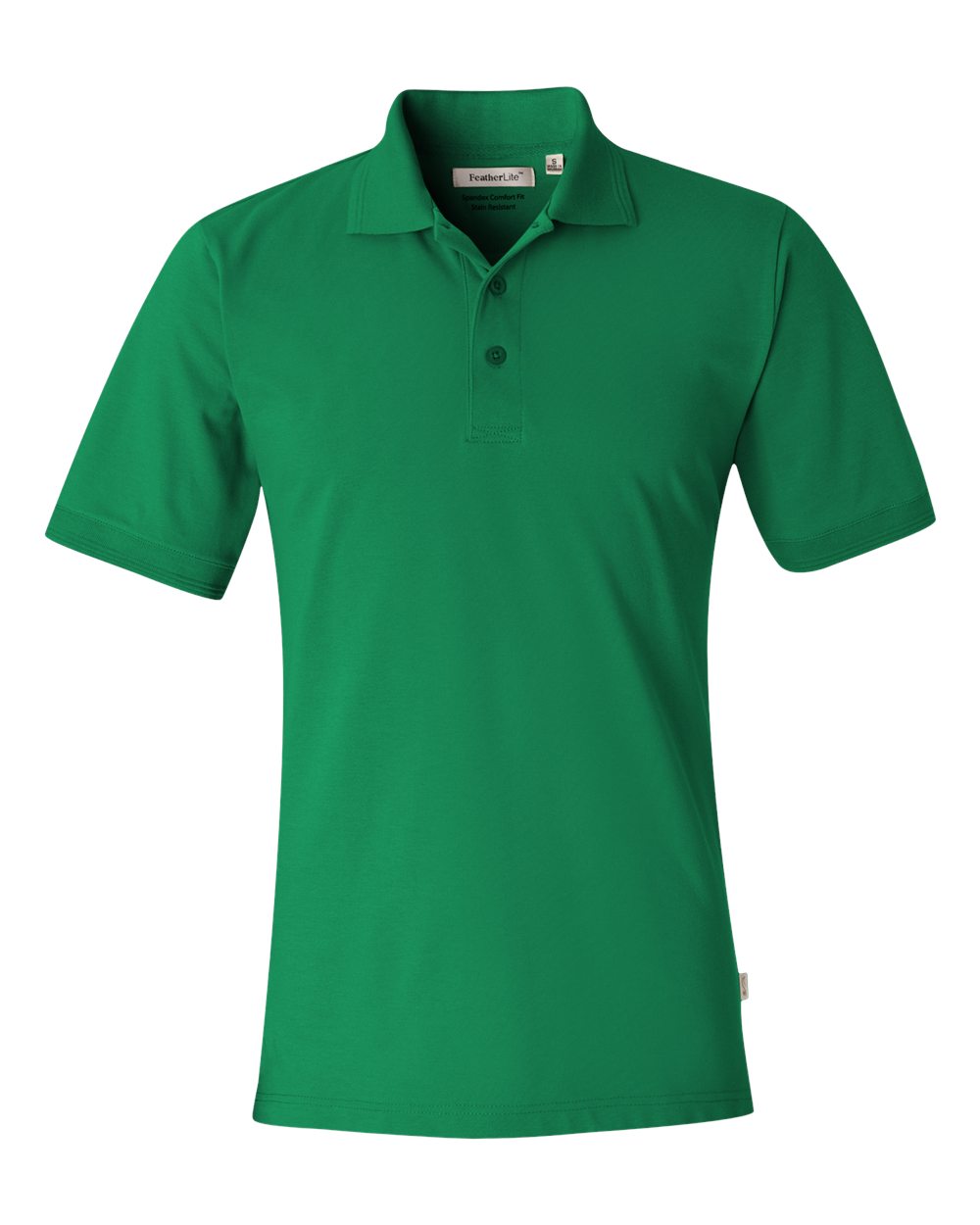 Featherlite Large Long Sleeve Stain-Resistant Twill Shirt - Green (CLEARANCE)