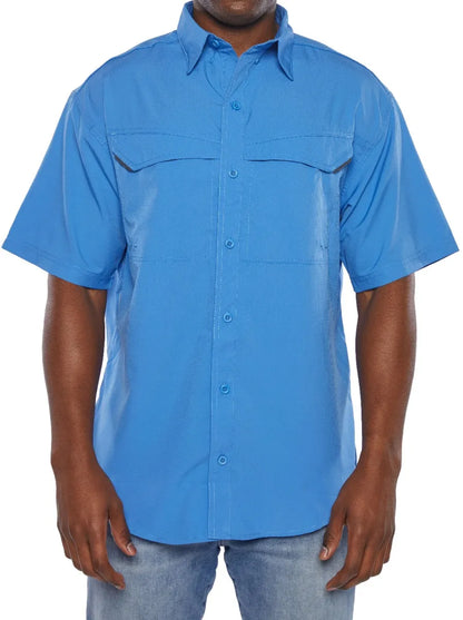Pro Celebrity Men's Short Sleeve Pro Fishing Shirt - FST889